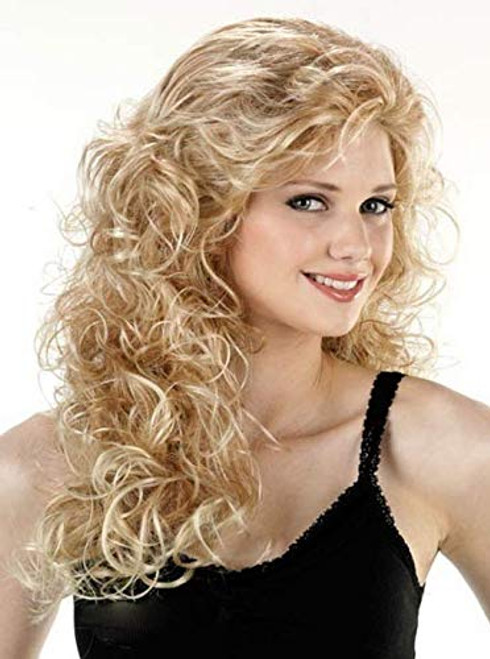GNIMEGIL Halloween Hair Accessories Long Blonde Curly Wavy Wigs for Women Synthetic Heat Resistant Fiber Hair Wig Cosplay Party Hair Fluffy Curly Wig Wig head circumference size About is 20-24inches GNIMEGIL Halloween Hair Accessories Long Blonde Curly Wavy Wigs for Women Synthetic Heat Resistant Fiber Hair Wig Cosplay Party Hair Fluffy Curly Wig Wig head circumference size About is 20-24inches