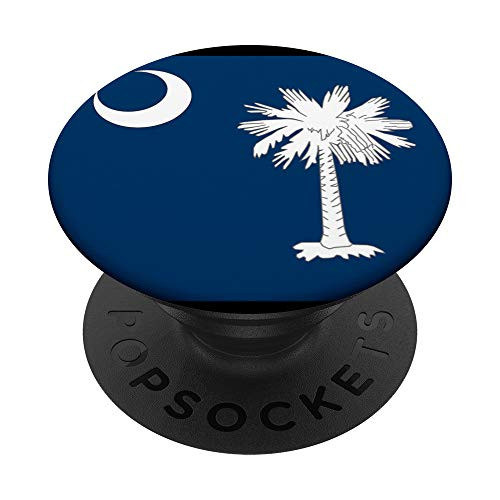 South Carolina Flag Smartphone Grip - Hilton Head Beach Gift PopSockets Grip and Stand for Phones and Tablets