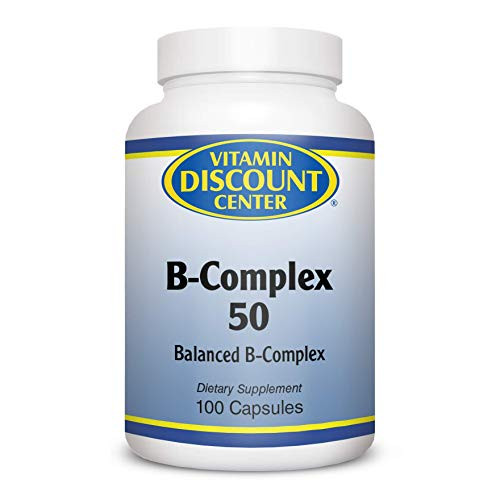 Vitamin Discount Center B-Complex 50mg 100 Capsules