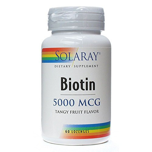 Solaray Biotin 5000 mcg 60 lozenges