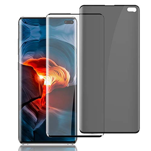 2 Pack Galaxy S10 Privacy Screen Protector S10 HD Screen Protector Fingerprint ID Support Full Coverage 3D Curved Anti-spy 9H Tempered Glass Protective Film for Samsung Galaxy S10 6_1 2 Pack Galaxy S10 Privacy Screen Protector S10 HD Screen Protector Fingerprint ID Support Full Coverage 3D Curved Anti-spy 9H Tempered Glass Protective Film for Samsung Galaxy S10 6_1