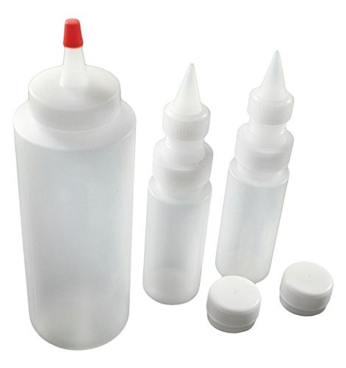 Fox Run 4312 Plastic Icing Decorating Bottles Set of 3