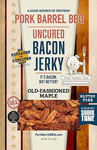Pork Barrel BBQ Old-Fashioned Maple Uncured Bacon Jerky