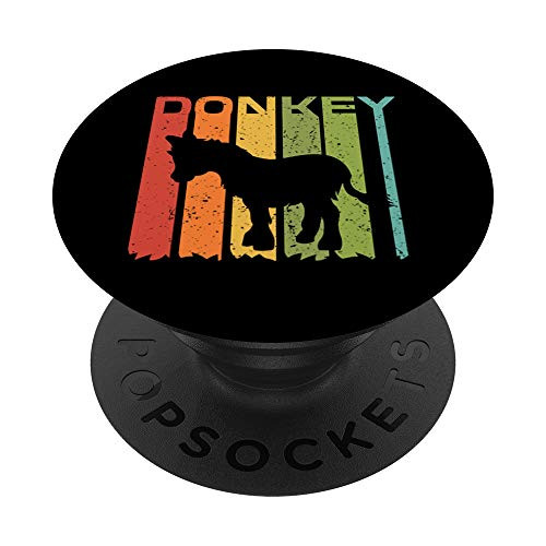 Kids Retro Donkey Outfit Clothes Stuff Lover Gift Women Men PopSockets Grip and Stand for Phones and Tablets