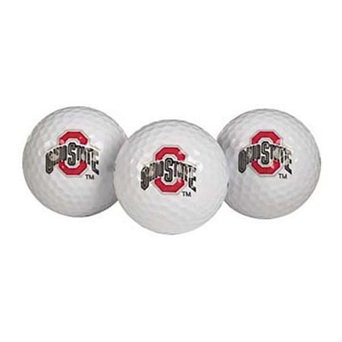 Ohio State Buckeyes Golf Ball Pack of 3 Ohio State Buckeyes Golf Ball Pack of 3