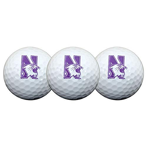 Team Effort Northwestern Wildcats Golf Ball 3 Pack
