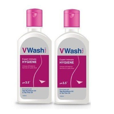 VWash Plus Expert Intimate Hygiene - 100ml pack of 2