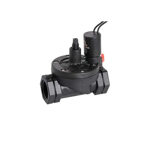 JAIN 14103012 Growroom 1" Threaded Globe Plastic Valve with Flow Control, 24 VAC