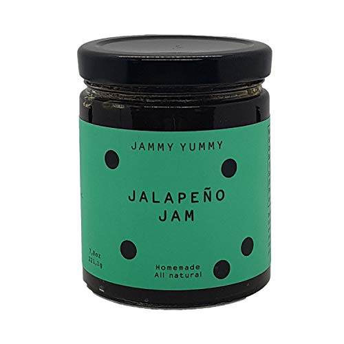 Jalapeno jam 7_8oz - All Natural Jam - JAMMY YUMMY- No Pectin added - Made with Cane Sugar