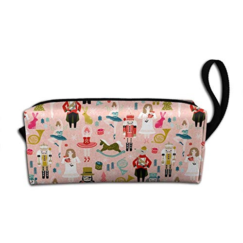 Nutcracker Ballet Makeup Bag Zipper Pouch Travel Cosmetic Toiletry Organizer Gift For Women Girls