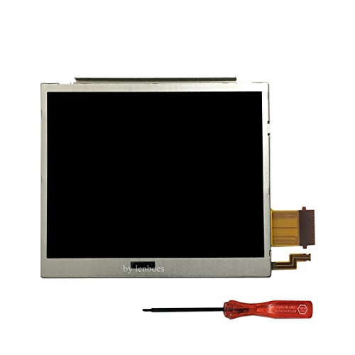lenboes Original Bottom Lower LCD Screen Display Replacement for Nintendo DSi NDSi with Opening Tool