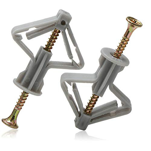 Drywall Anchor Kit - Drywall and Hollow-Wall Anchor Assortment Kit Anchors Screws Wall Anchor Hooks and Hollow-Door Toggle Anchor 100pcs Anchor 50pcsScrew 50pcs Drywall Anchor Kit - Drywall and Hollow-Wall Anchor Assortment Kit Anchors Screws Wall Anchor Hooks and Hollow-Door Toggle Anchor 100pcs Anchor 50pcsScrew 50pcs