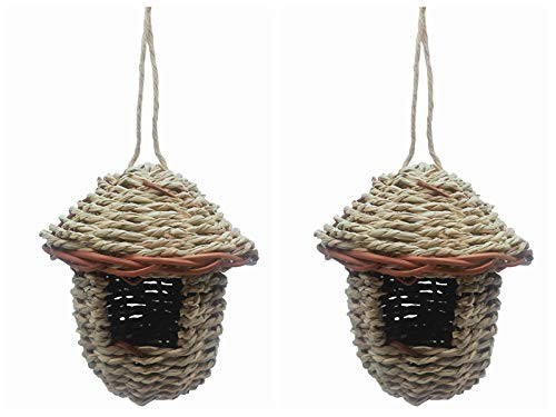 LWINGFLYER Hummingbird Nest for OutdoorGrass Hand Woven Birdhouse Outside Grass Hanging Bird Hut Natural Hummingbird Nest for Outdoor 9_6 2 LWINGFLYER Hummingbird Nest for OutdoorGrass Hand Woven Birdhouse Outside Grass Hanging Bird Hut Natural Hummingbird Nest for Outdoor 9_6 2
