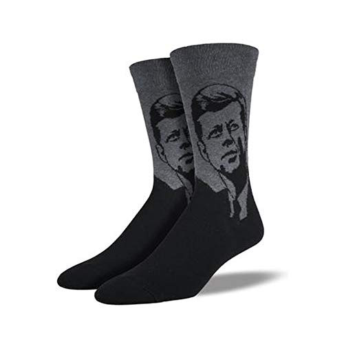 Socksmith Mens JFK Charcoal One Size