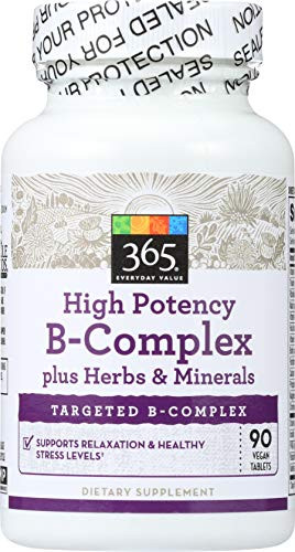 365 Everyday Value High Potency B-Complex 90 ct