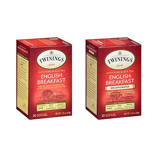 Twinings Black Tea Bundle 40 ct English Breakfast Decaf English Breakfast Bundle Twinings Black Tea Bundle 40 ct English Breakfast Decaf English Breakfast Bundle