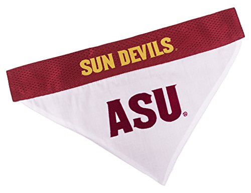Pets First Collegiate Pet Accessories Reversible Bandana Arizona State Sun Devils SmallMedium