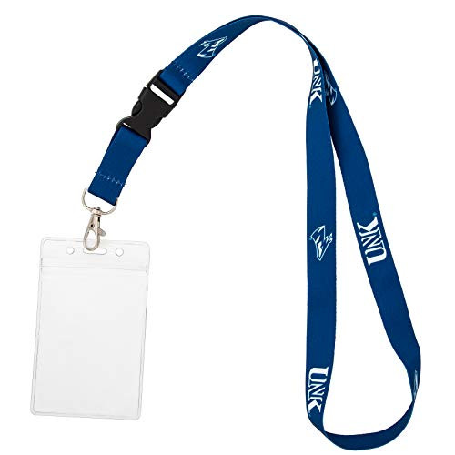 University of Nebraska at Kearney UNK Lopers NCAA Car Keys College ID Badge Holder Lanyard Keychain Detachable Breakaway Snap Buckle w Pouch