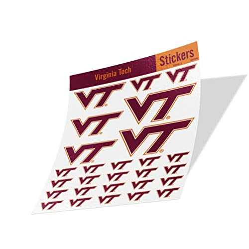 Virginia Tech University NCAA Sticker Vinyl Decal Laptop Water Bottle Car Scrapbook Type 3 Sheet C