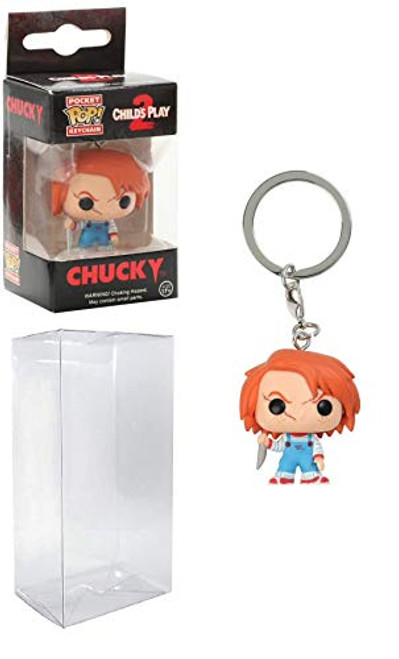 Chucky Childs Play 2 Pocket Pop Collectible Mini-Figural Keychain Bundled with Pop Box Protector Case Chucky Childs Play 2 Pocket Pop Collectible Mini-Figural Keychain Bundled with Pop Box Protector Case