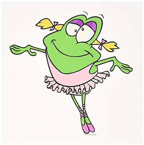 3dRose Set of 12 Greeting Cards, Cute Silly Ballerina Ballet Froggy Frog (gc_103943_2)