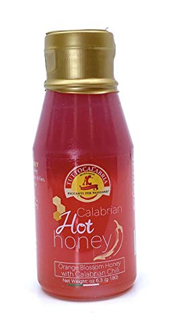 Calabrian Chili HOT HONEY Orange Blossom Honey infused with Calabrian Chili Peppers 6_3 oz 180g Calabrian Chili HOT HONEY Orange Blossom Honey infused with Calabrian Chili Peppers 6_3 oz 180g