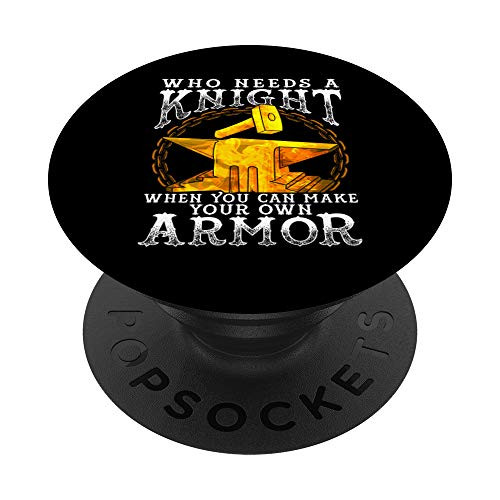 Blacksmith Steel Worker Make Own Armor PopSockets Grip and Stand for Phones and Tablets