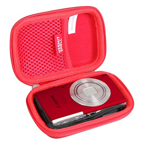 Hermitshell Hard Travel Case for Canon PowerShot ELPH 180 20 MP Digital Camera Red