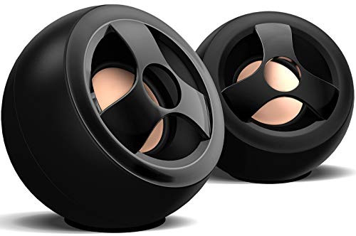 NPET CS10 2_0 USB-Powered Desktop Speakers with Far-Field Drivers and Passive Radiators PC Computer Speakers with Dynamic Sound Multimedia Laptop Speakers for Computers PC Laptops