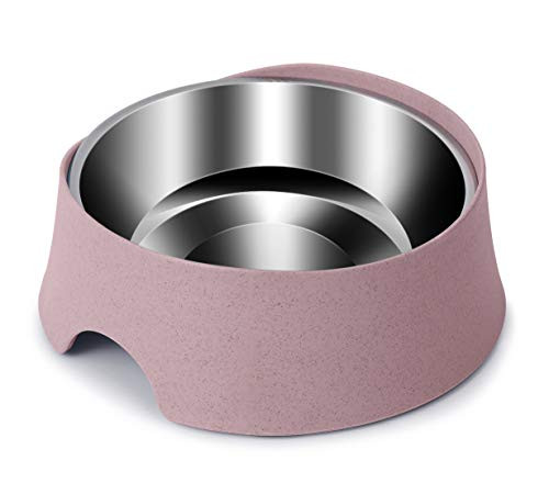 Zaytween Dog Bowl Cat Bowl Double Dog Cat Bowls Feeding Bowl Stainless Pet Bowls Non Slip Cat Dog Bowl Water and Food Pink Zaytween Dog Bowl Cat Bowl Double Dog Cat Bowls Feeding Bowl Stainless Pet Bowls Non Slip Cat Dog Bowl Water and Food Pink