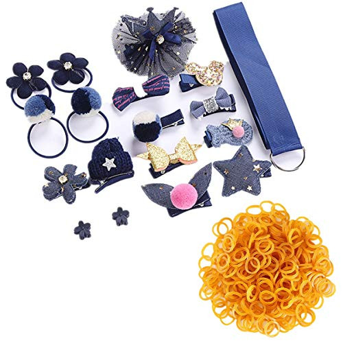 518 Pcs Dog Hair Ties Pet Rubber Bands Dog Hair Clips Pet Hair Barrettes Hair Grooming Top Knots Pet Hair Bows Topknot Rubber Band Hair Bows Grooming Accessories for Pet Cat Dog or Little Girls