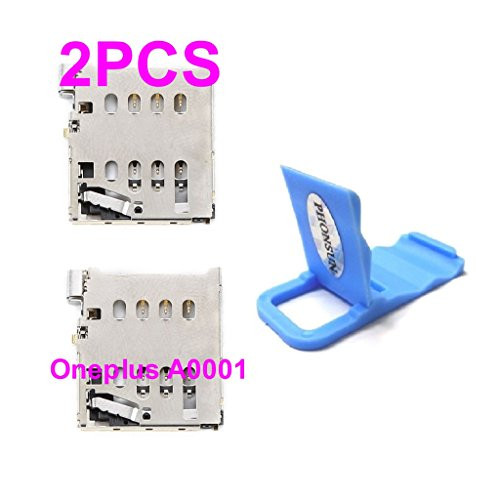 Sim Card Reader Holder Tray Slot Socket Replacement Part for Oneplus One 1+ A0001 + PHONSUN Portable Cellphone Holder