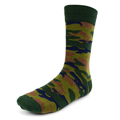 Novelty Dress Socks for Men -Camouflage - Premium Cotton Novelty Dress Socks for Men -Camouflage - Premium Cotton