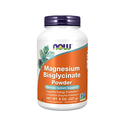 NOW Supplements Magnesium Bisglycinate Powder 8-Ounce NOW Supplements Magnesium Bisglycinate Powder 8-Ounce