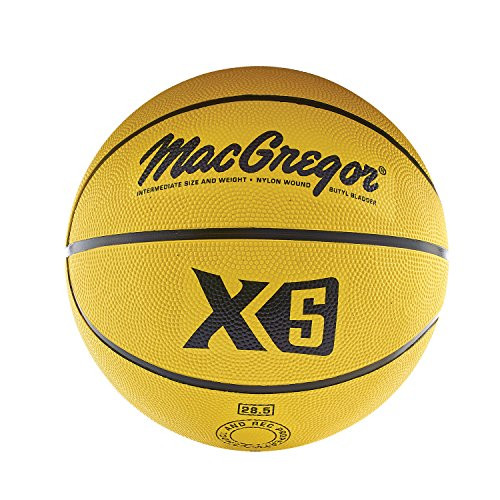 MACGREGOR Intermediate Size Multicolor Basketball Yellow