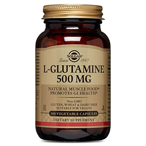 Solgar  L-Glutamine 500 mg 100 Vegetable Capsules