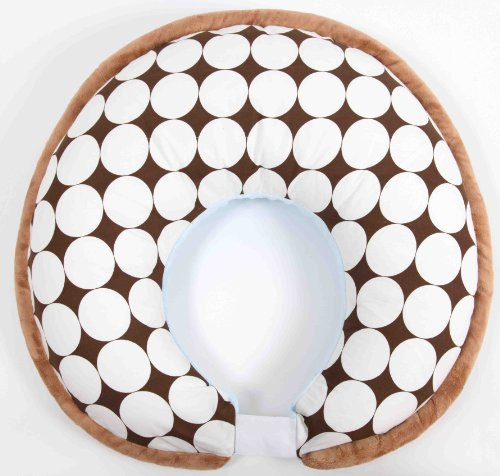 Dots BlueChocolate Nursing Pillow Cover Only