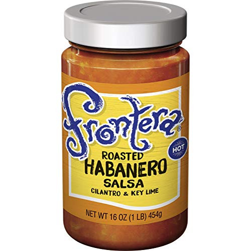 FRONTERA Gourmet Mexican Roasted Habanero Salsa Hot Keto Friendly 16 oz_