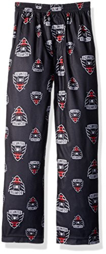 MLS by Outerstuff Boys All Over Team Logo Sleepwear Printed Pant Black Kids Medium5-6