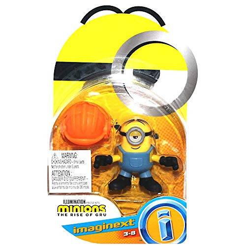 Stuart with Hard Hat Minions Rise of Gru Imaginext Figure 2 Stuart with Hard Hat Minions Rise of Gru Imaginext Figure 2