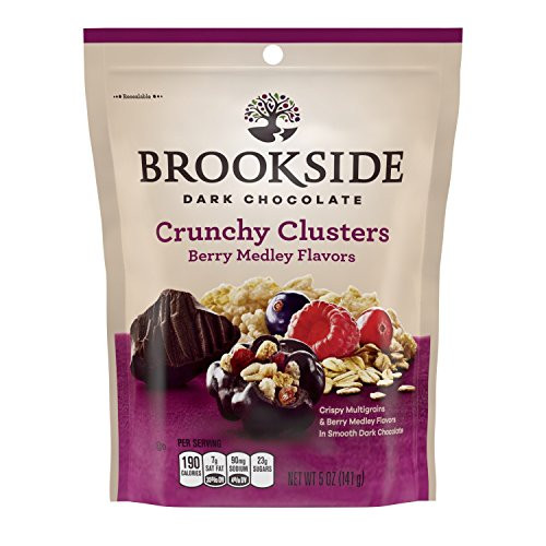 BROOKSIDE Dark Chocolate Clusters 5oz Berry Medley BROOKSIDE Dark Chocolate Clusters 5oz Berry Medley