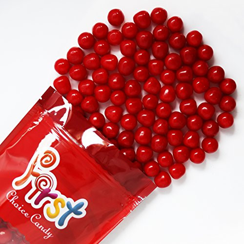 Red Cherry Fruit Sours Chewy Candy Balls 2LB Bag