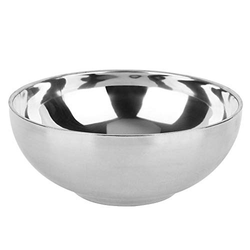 Stainless Steel Bowl Metal Rice Cereal Serving Bowls Soup Rice Double-walled Insulated Bowls Ice Cream Dessert Salad Bowls Food Fruit ContainerM