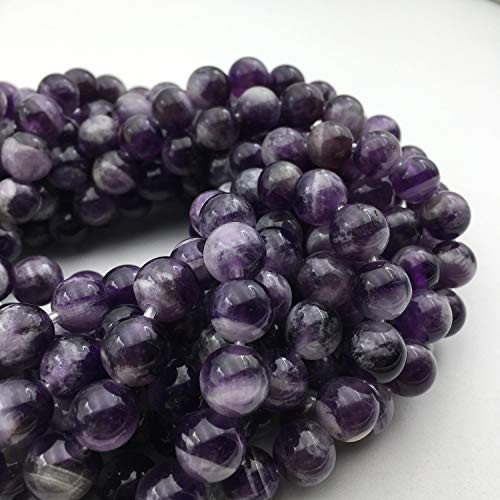 JM Design 2_0mm Large Hole Teeth Amethyst Smooth Round Size 6mm 15_5 per Strand Gemstone Loose Beads for Jewelry Making JM Design 2_0mm Large Hole Teeth Amethyst Smooth Round Size 6mm 15_5 per Strand Gemstone Loose Beads for Jewelry Making