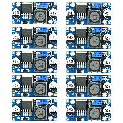ANMBEST 10PCS LM2596 DC to DC Buck Converter 24V to 12V 5V Step Down Voltage Regulator 3_2-40V to 1_25-35V Adjustable Power Supply Module