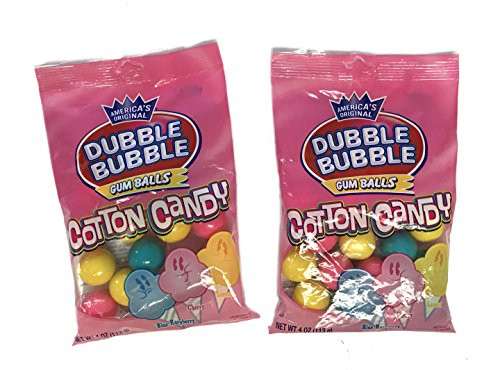 Dubble Bubble Cotton Candy Gum Balls 8 Oz