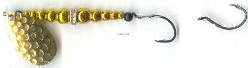 Macks Lure 17112 Double Whammy - Classic Series Hammered Brass