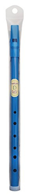 Waltons Blue Whistle Tube - Fun   Colorful Tin Whistle - Key of D - Irish   International Instrument - Perfect for Beginners