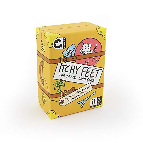 Ginger Fox Itchy Feet Travel Themed Action Packed Card Swapping Game - Suitable for Up to 6 Players