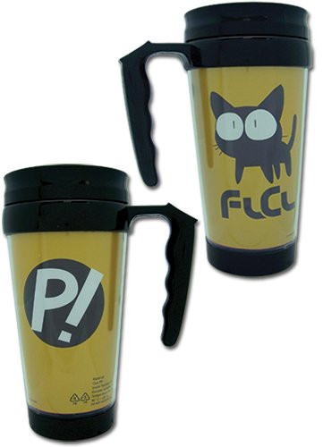 Animewild FLCL Takkun Cat   P Tumbler with Handle